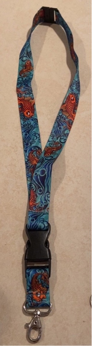 Koi fish lanyard 