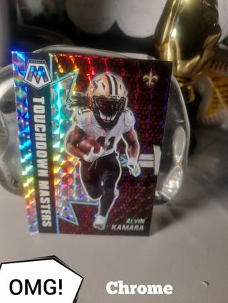 2021 Alvin Kamara Touchdown Masters Chrome Mosaic