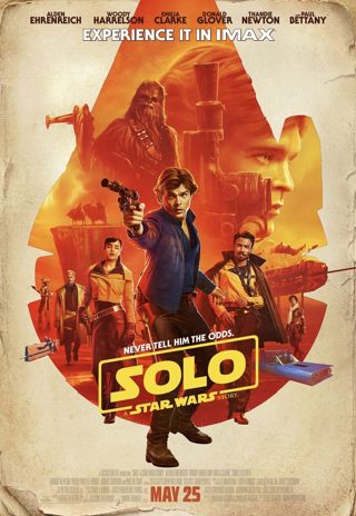 Solo: A Star Wars Story (HD code for MA; probably has Disney pts)
