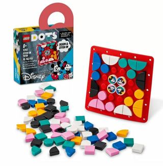 Disney's Mickey Mouse & Minnie Mouse Stitch-on Patch Kit (95 Pieces) by LEGO DOTS