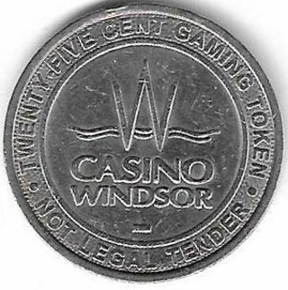 Casino Windsor Twenty-Five Cent Gaming Token