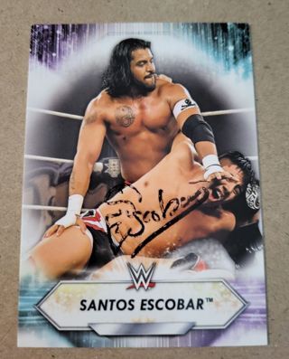 WWE Topps Santos Escobar autographed card Legato Del Fantasma