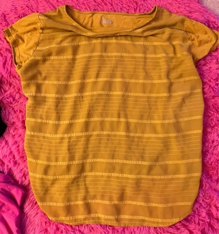 Yellow blouse size XL