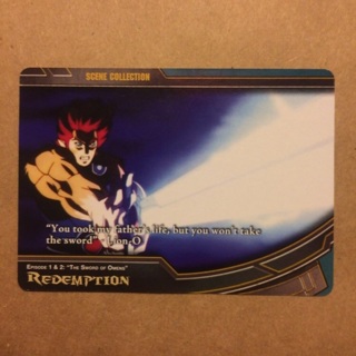 2011 Thundercats Trading Card | Episode 1 & 2: "The Sword of Omens" | REDEMPTION | Card # 1-37