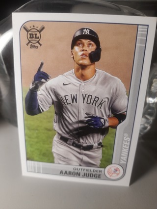 2021 Aaron Judge Topps BL Yankees