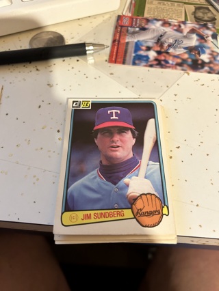 1983 donruss jim sundberg