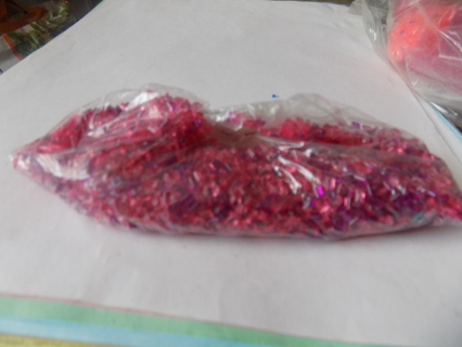 Large baggie fuchsia cookie crystals for making suncatchers