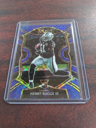 Henry Ruggs III *Rookie Blue Checkerboard #'d/175