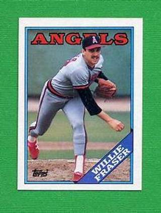 Willie Fraser 1988 Topps California Angels