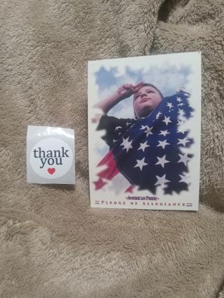 American Pride Sticker Card Trading Card