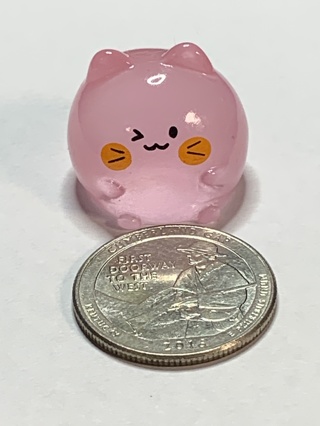 FAT CAT~#3~PINK~1 CAT ONLY~GLOW IN THE DARK~FREE SHIPPING!