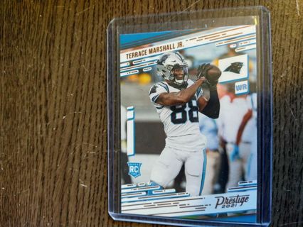 Terrace Marshall Jr. Rookie Card Panthers