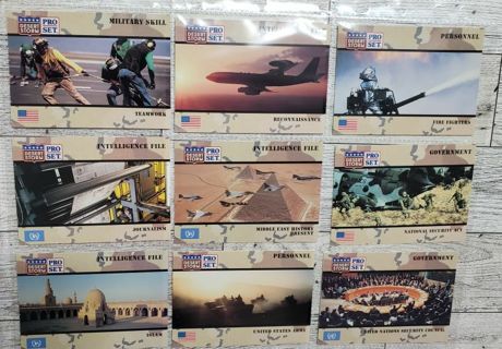 18 Desert Storm Cards