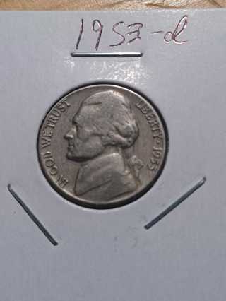 1953-D Jefferson Nickel! 17