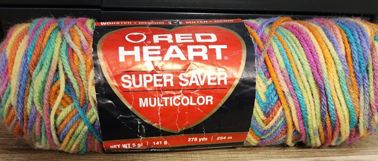 NEW - Red Heart Super Saver Yarn - "Pinata"