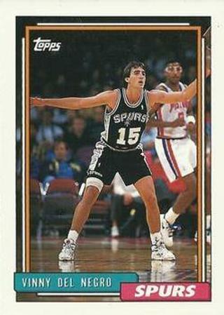 Tradingcard - 1992-93 Topps #365 - Vinny Del Negro - San Antonio Spurs