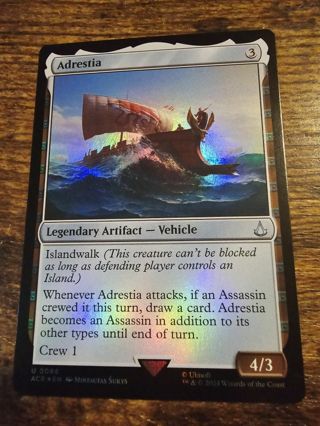 Magic the gathering mtg Adrestria foil card Assassins Creed