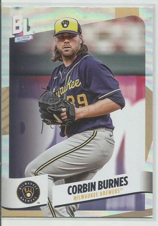 2024 Topps Big League Baseball-Corbin Burnes-Rainbow Foil Variant