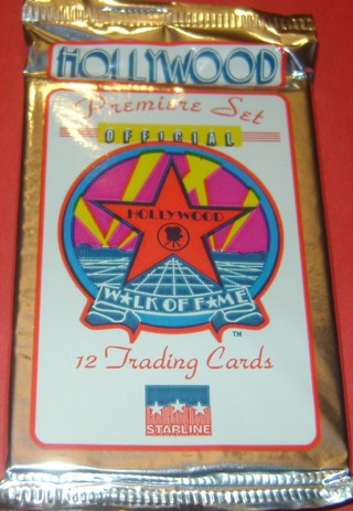 2 Packs Hollywood Walk Of Fame Sealed Trading cards