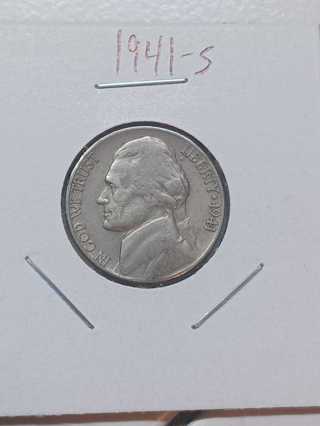 1941-S Jefferson Nickel! 39