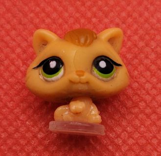 Littlest Pet Shop Teensies Cat Green Eyes LPS Figure