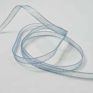 Light Blue Organdy 1/4” Wide Ribbon