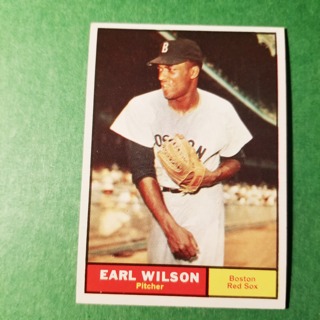 1961 - TOPPS BASEBALL CARD NO. 69 - EARL WILSON - RED SOX