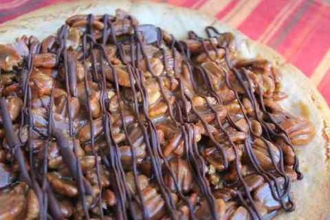 caramel praline tart RECIPE CARD,,GIN=10 RECIPEs