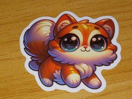 Cat Cute one vinyl sticker no refunds regular mail Win 2 or more get bonus