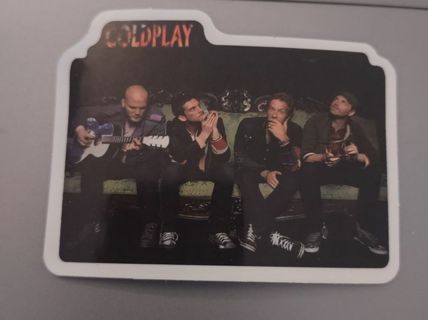 One new Coldplay vinyl laptop sticker for water bottle Xbox PlayStation 4