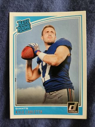 2018 Donruss Rated Rookie Kyle Lauletta