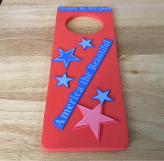 Red Stars and Stripes decoration