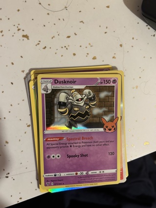 2023 pokemon halloween foil dusknoir