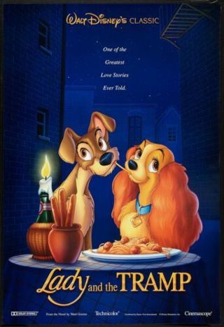 "Lady and the Tramp" HD-"Google Play" Digital Movie Code