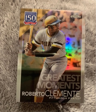 Roberto Clemente 2019 Topps Chrome Update Greatest Moments Refractor