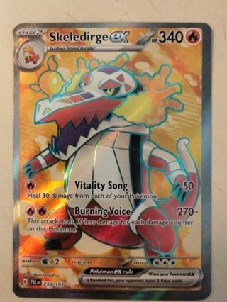 Skeledirge ex 233/193 rare holo pokemon