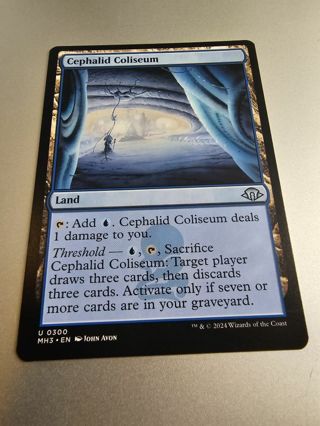 Magic the gathering mtg Cephalid Coliseum Modern Horizons 3