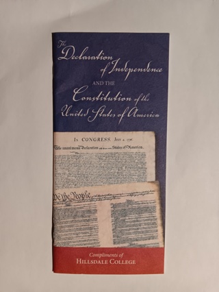 THE DECLARATION OF INDEPENDENCE /AND THE CONSTITUTION USA  
