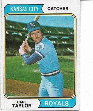 1974 TOPPS CARL TAYLOR CARD