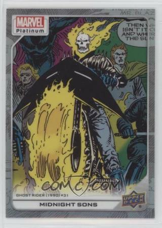 GHOST RIDER 2023 MARVEL PLATINUM CHROME HIGH SERIES MIDNIGHT SONS COMIC VIGILANTE GROUP