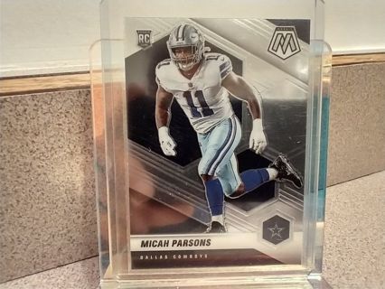 2021 MOSAIC MICAH PARSONS ROOKIE RC SILVER # 362 DALLAS COWBOYS