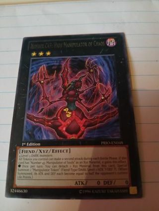 YU-GI-OH-NUMBER C43: HIGH MANIPULATOR OF CHAOS- 1ST EDITION- PRIO- EN048