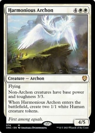 2023 MTG Harmonious Archon Throne of Eldraine 017/269  Mythic