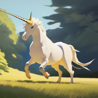 Listia Digital Collectible: Beautiful White Unicorn