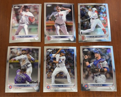 2022 Topps Chrome Update lot