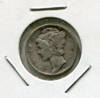 1942 S Mercury Dime-90% Silver!