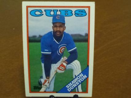 Shawon Dunston 1988 Topps Chicago Cubs