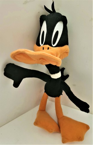 Looney Tunes DAFFY DUCK stuffed animal - 15" tall 