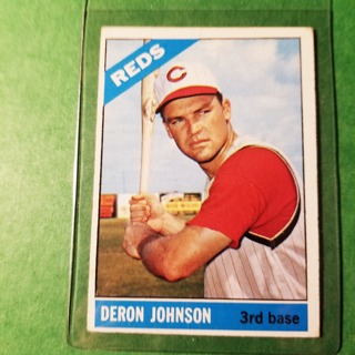 1966 - TOPPS BASEBALL CARD NO. 440 - DERON JOHNSON - REDS