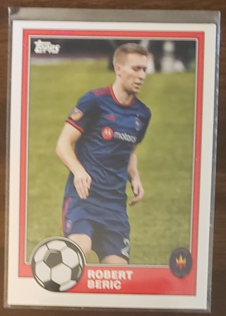 2021 Topps MLS Robert Beric 1981 Topps design #T81-20 - Chicago Fire